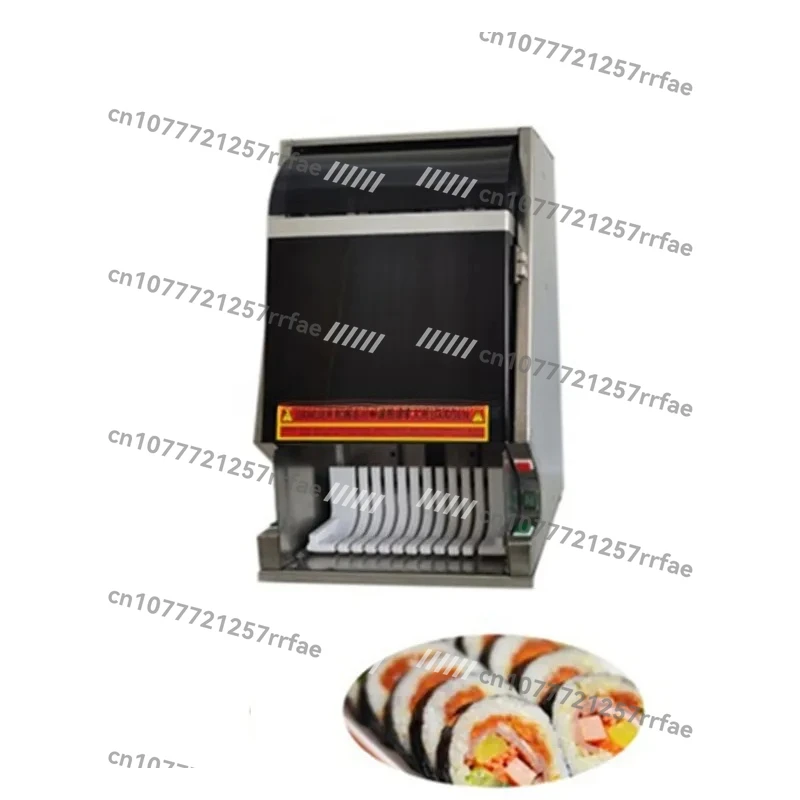 

8/10/12 Pieces Kimbap Slicing Machine Automatic Sushi Roll Cutter