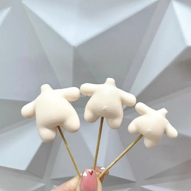 Super Light Clay Q Version Cartoon Doll Cute Body Silicone Mold DIY Polymer Clay Animation Character Body Contour Making Tools