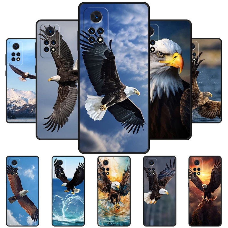 Coque de téléphone King Of Birds Eagle, coque pour Redmi Note 11 EPro 11S 10T 9S Promax 8 Pro Xiaomi Mi 11 12X 12S Ultra Cover