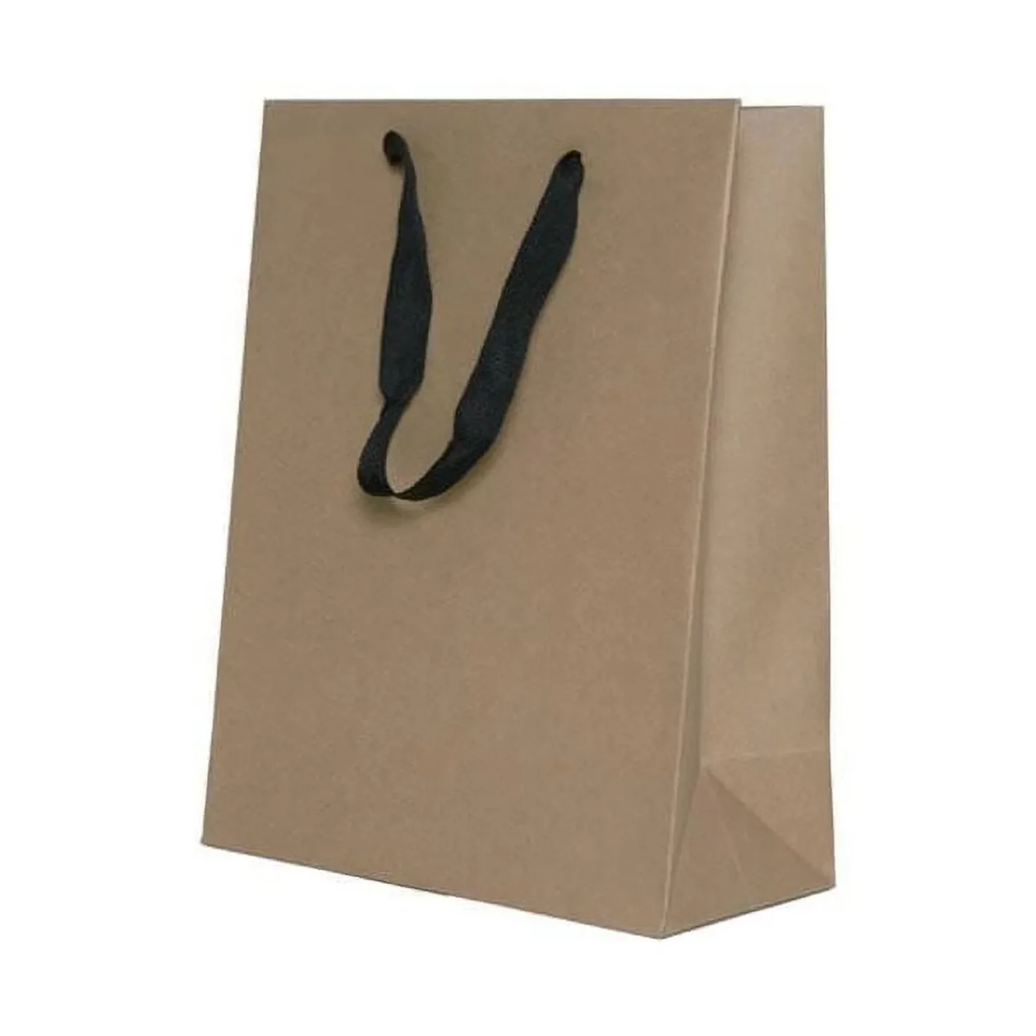 

JAM Paper Heavy Duty Kraft Gift Bags, Large, 10 x 13 x 5, Kraft Matte Recycled, 3 Bags/Pack