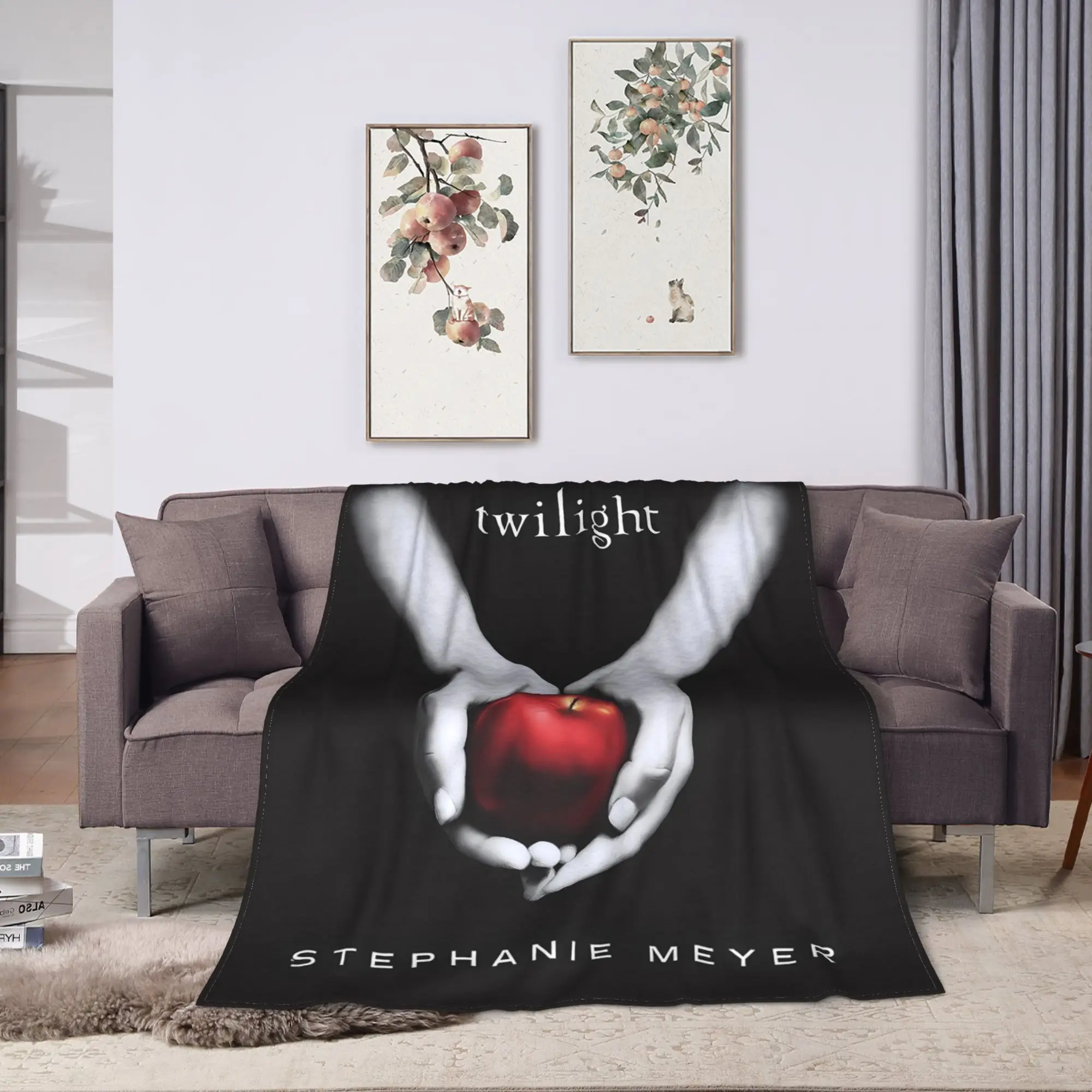 بطانية فائقة النعومة للفتيات والأولاد للتخييم جاكوب ذا توايلايت ساغا رمي بطانية الفانيلا المفرش لغرفة النوم غطاء سرير أريكة مضحك