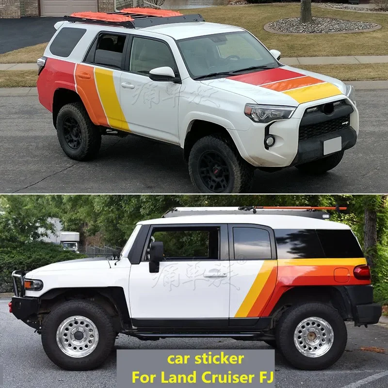 

Автомобильные наклейки для Toyota Toyota Land Cruiser FJ Fortuner, модификация внешней части кузова, модный спортивный декор, аксессуары по индивидуальному заказу