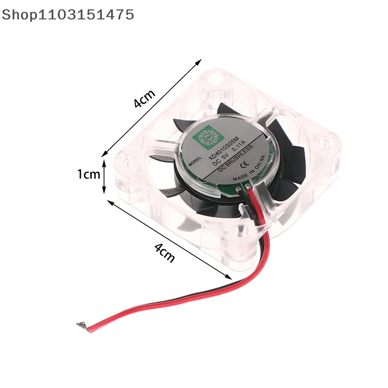 40x40x10MM 4010 DC 5V 0.11A Brushless Fans With Blue LED Light For Heatsink Cooler Cooling Radiator For 3d Printer Parts Fan
