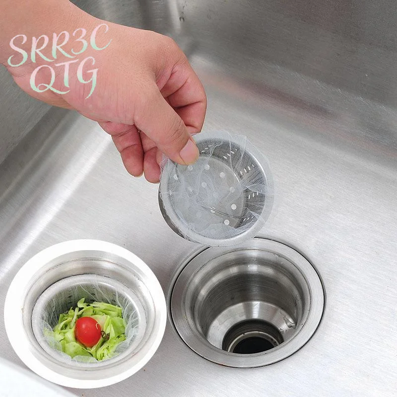 Hot Sale 90-100Pcs Kitchen Sink Drain Filter Mesh Disposable Non-slip Strainer for Bathroom Balcony Floor Drain Use