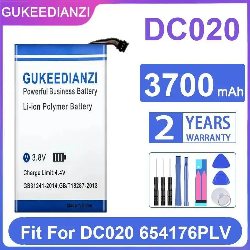 

Подходит для цифровой батареи DC020 654176PLV 3700 мАч, долговечный