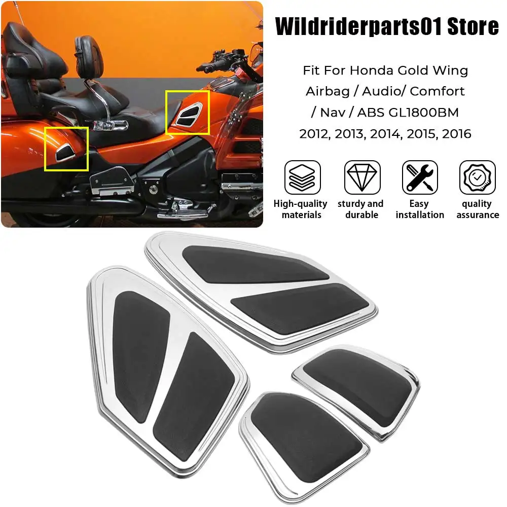 

Защитная накладка на бак с наколенниками и боковыми защитными накладками на кофры, из АБС-пластика, для мотоцикла Honda GL1800HPNAM Gold Wing 2012-2016