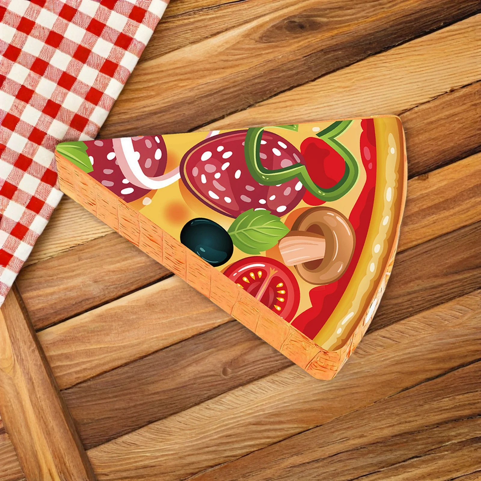 

1Set Pizza Pinata Realistic Slice Birthday Party Fun Game Decoration Blindfold Stick Confetti Food Theme Pizza Party Games