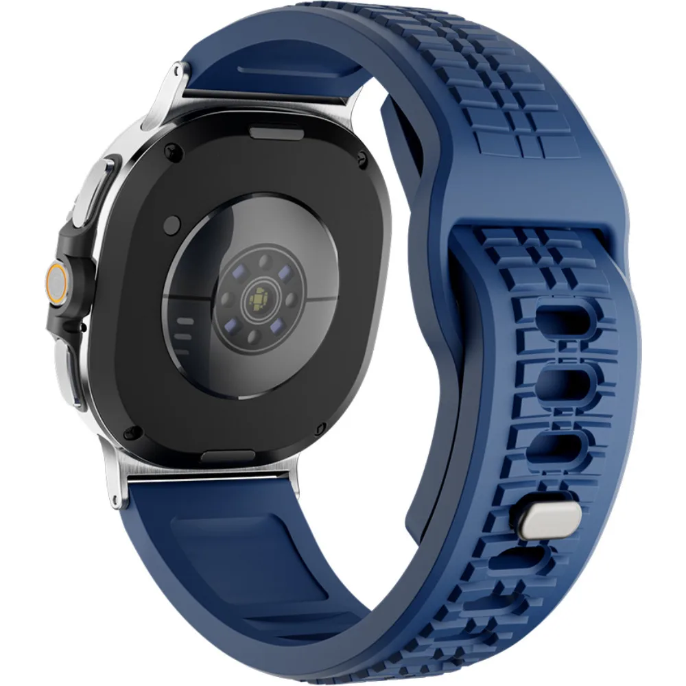 حزام سيليكون رياضي لساعة سامسونج جالاكسي 8 الكلاسيكية 46 مللي متر 8 40 مللي متر 44 مللي متر رجل خارجي لساعة جالاكسي الترا 2025 47 مللي متر 2024 #3