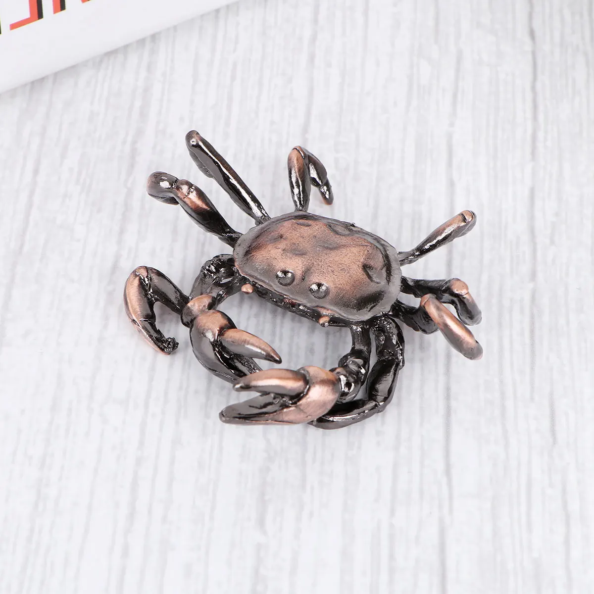 

Metal Teapot Cover Rack Copper Tea Pot Accessories Simulation Crab Covered Lid Metal Kitchen Tea Set Accessories Copper Size Sma
