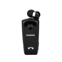 Fineblue F920 pro Collar Bluetooth Earphone Wireless Headphone In the Lotus Clip on Handsfree Headset ears with removable wire