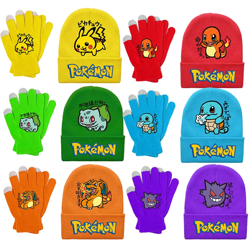 2-шт-вязаная-шапка-набор-перчаток-вязаная-шапка-с-рисунком-покемона-для-мальчиков-и-девочек-модные-перчатки-в-стиле-аниме-детские-зимние-теплые-аксессуары-рождественский-подарок