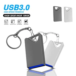 Black Mini Metal 3.0 Flash Drive 100% Real Capacity Waterproof Super Mini 64GB USB Pen Drive 32GB Memory Stick 128GB