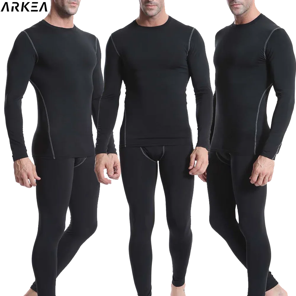 Ensembles de sous-vêtements de sport de fitness à séchage rapide, t-shirt de compression, t-shirt à manches longues, collants, leggings, piste de sport trempée