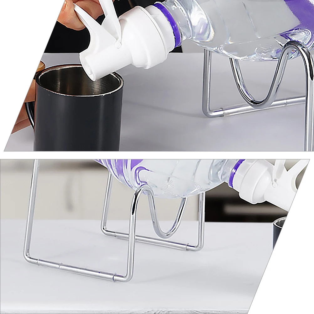 2 قطعة 5L رف إبريق الماء على شكل حرف U قاعدة مطاطية ثابتة غير قابلة للانزلاق حامل لدلو الماء حامل المنزل والمكتب والتخييم والسفر