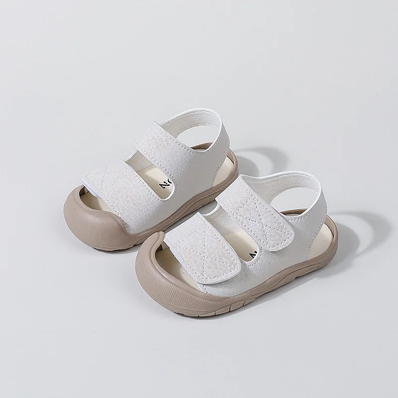 Summer Baby Walking Sports Shoe2026 New Korean Version Child Soft Single Sandals Casual Baby Anti Slip Home Floor Walking Shoe