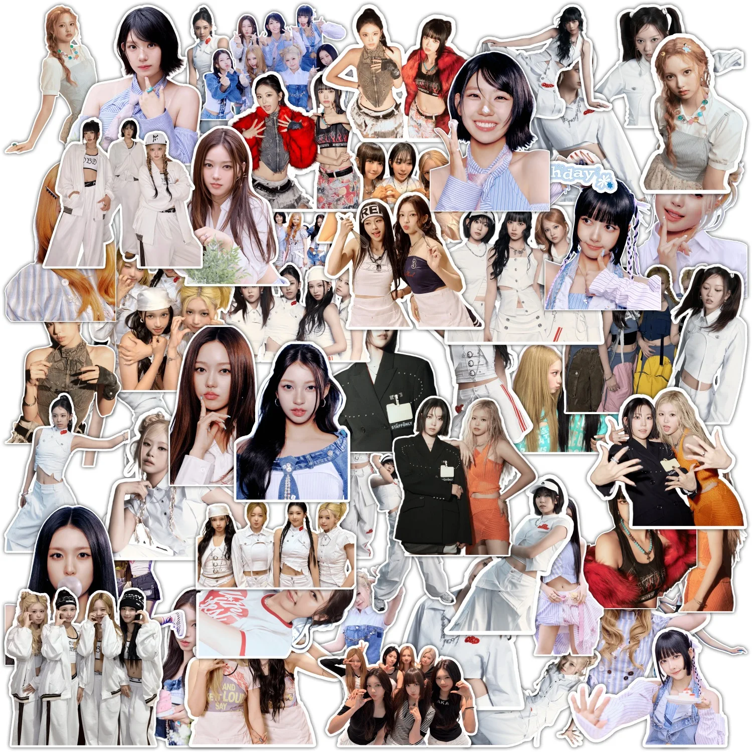 56Pcs/Set Idol OURBIRTHDAY Debut Album Our Birthday Decorative Stickers Yu Shin Hye Won Guk Chorok Kirara Hye Jin Baby Achiraya