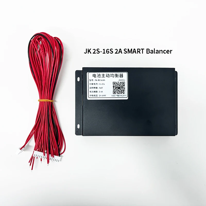 JiKong 2S-16S bilanciamento attivo 48V 36V 13S 14S 10S 2A smart Balance Support APP Bluetooth