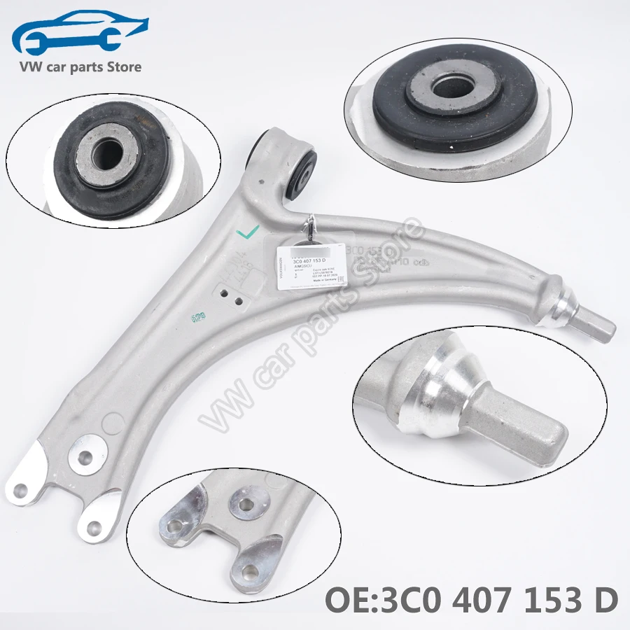 3C0407151E Aluminum Suspension Wishbone Control Arm For PQ35 Audi Q3 A3 VW Tiguan Passat CC Golf Scirocco Sharan 3C0 407 151 G