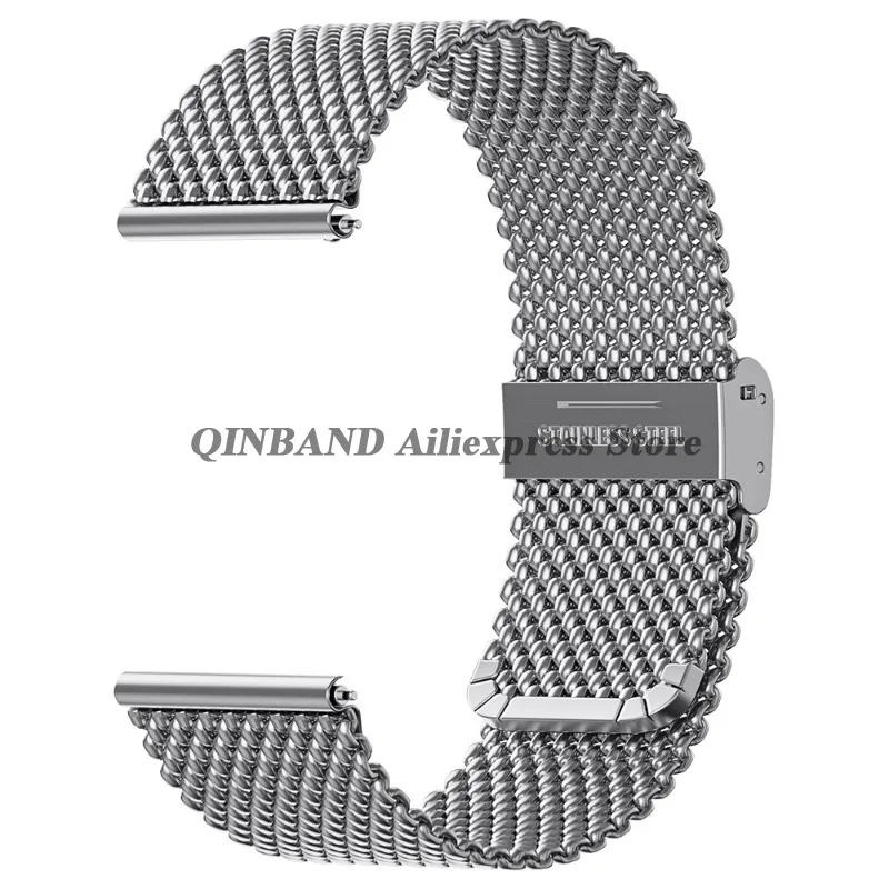 18mm 20mm 22mm 24mm Quick Release Milanese Steel Watches Bands Fashion Business Stainless Steel Watch Straps for Omega for Seiko