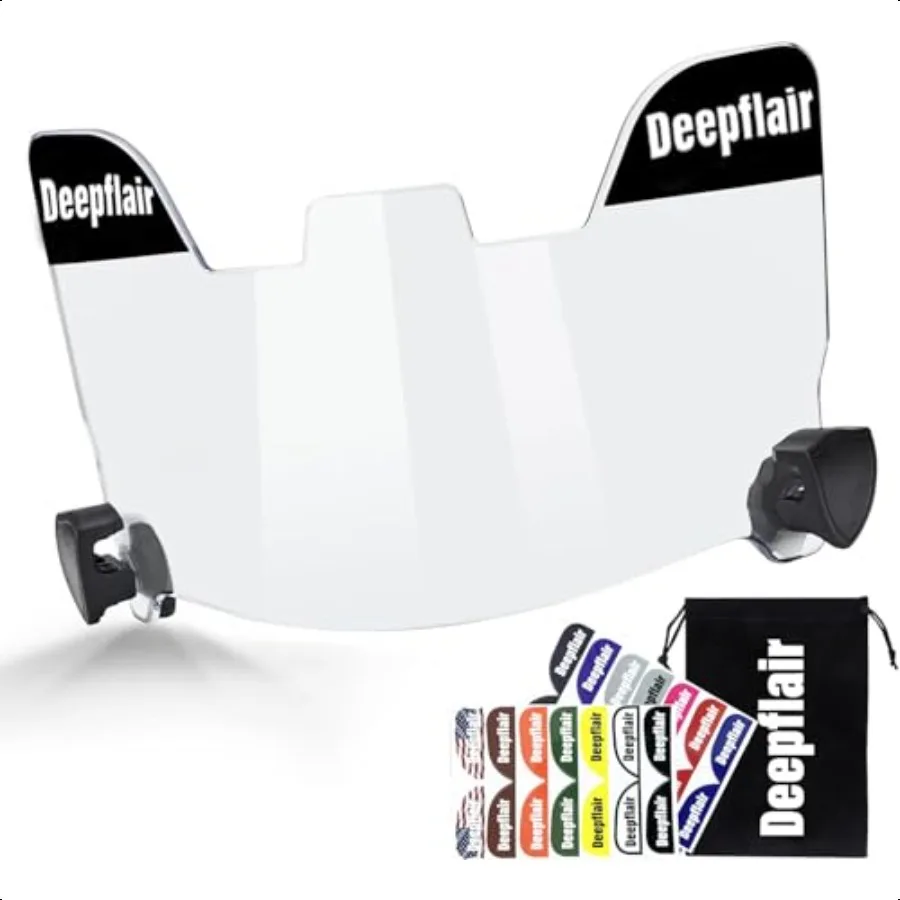 

Футбольный шлем с козырьком, прозрачный фиолетовый, универсальный, подходит для молодежных и взрослых шлемов