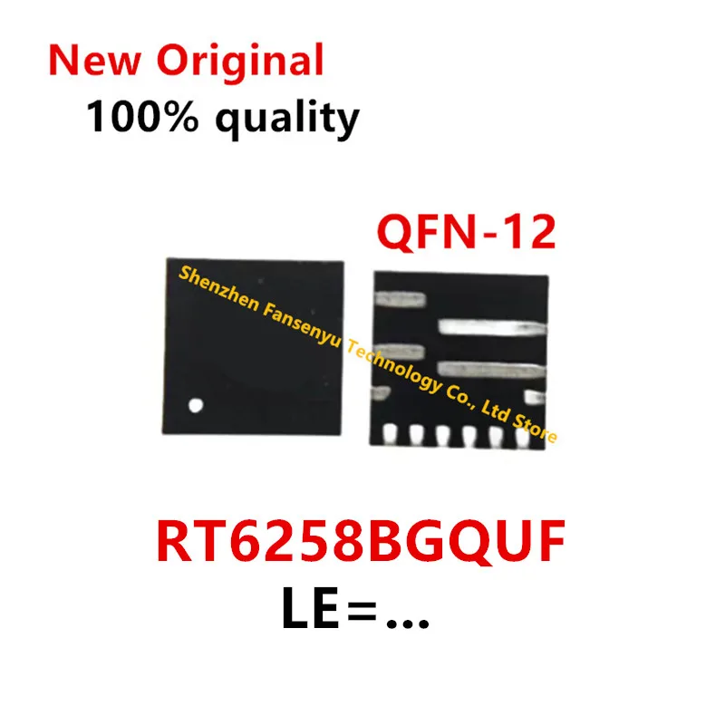 (2-10piece)100% New RT6258BGQUF RT6258BG RT6258B (LE=2E LE=...) QFN-12 Chipset