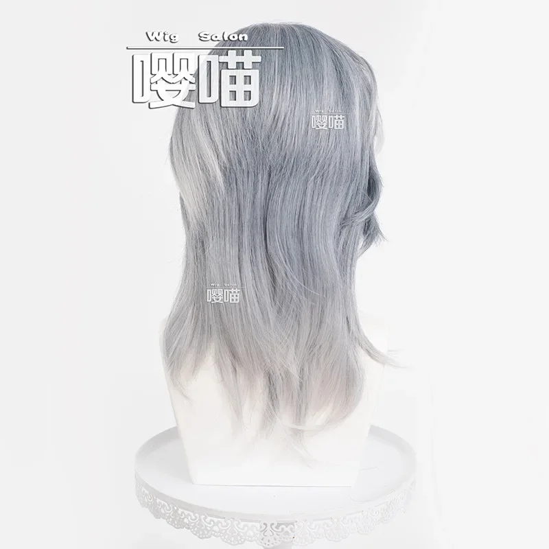 เกม Identity V Richard Sterling คอสเพลย์วิกผมยาวผสมสีผมฮาโลวีนเล่นบทบาทวิกผม + หมวกฟรี