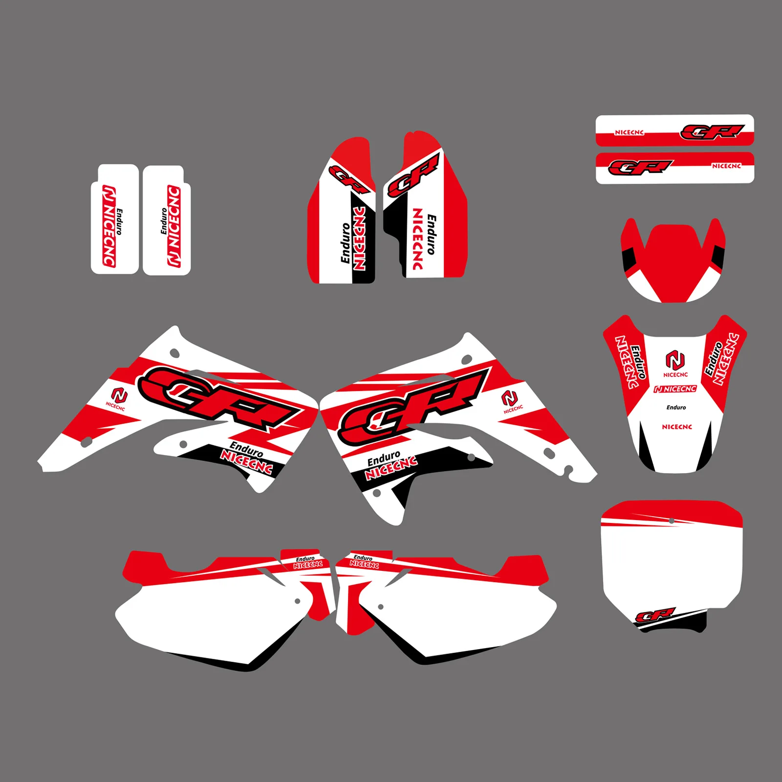 

NICECNC For Honda CR 85 CR85 2003-2012 2011 2010 2009 2008 2007 2006 Motorcycle Graphics Background Decals Sticker Customize