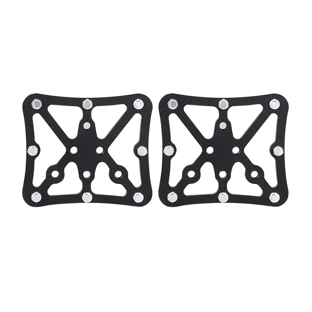 Brand New Bicycle Pedal Pedal Adapter 1 Pair Aluminum Alloy Balck For SPD For Shimano Tankelos KEO Platform Cleats