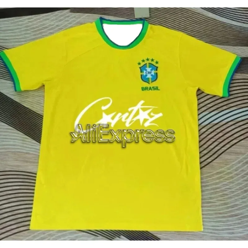 

Fashionable Short Sleeved Football T-shirt, Purchased From Germany, Italy, Brazil, France, Portugal, Trendy Sportswear
