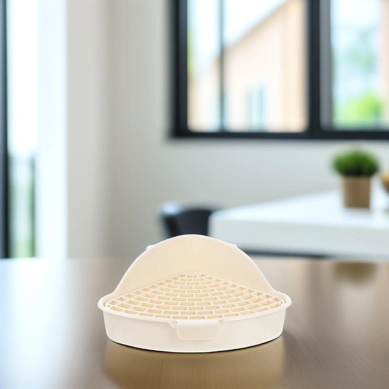 صندوق نفايات الحيوانات الصغيرة، مادة PP ممتازة، خطاف مزدوج، قعادة تدريب أرنب ثابتة، تصميم شبكي ناعم لخنزير غينيا الأرنب