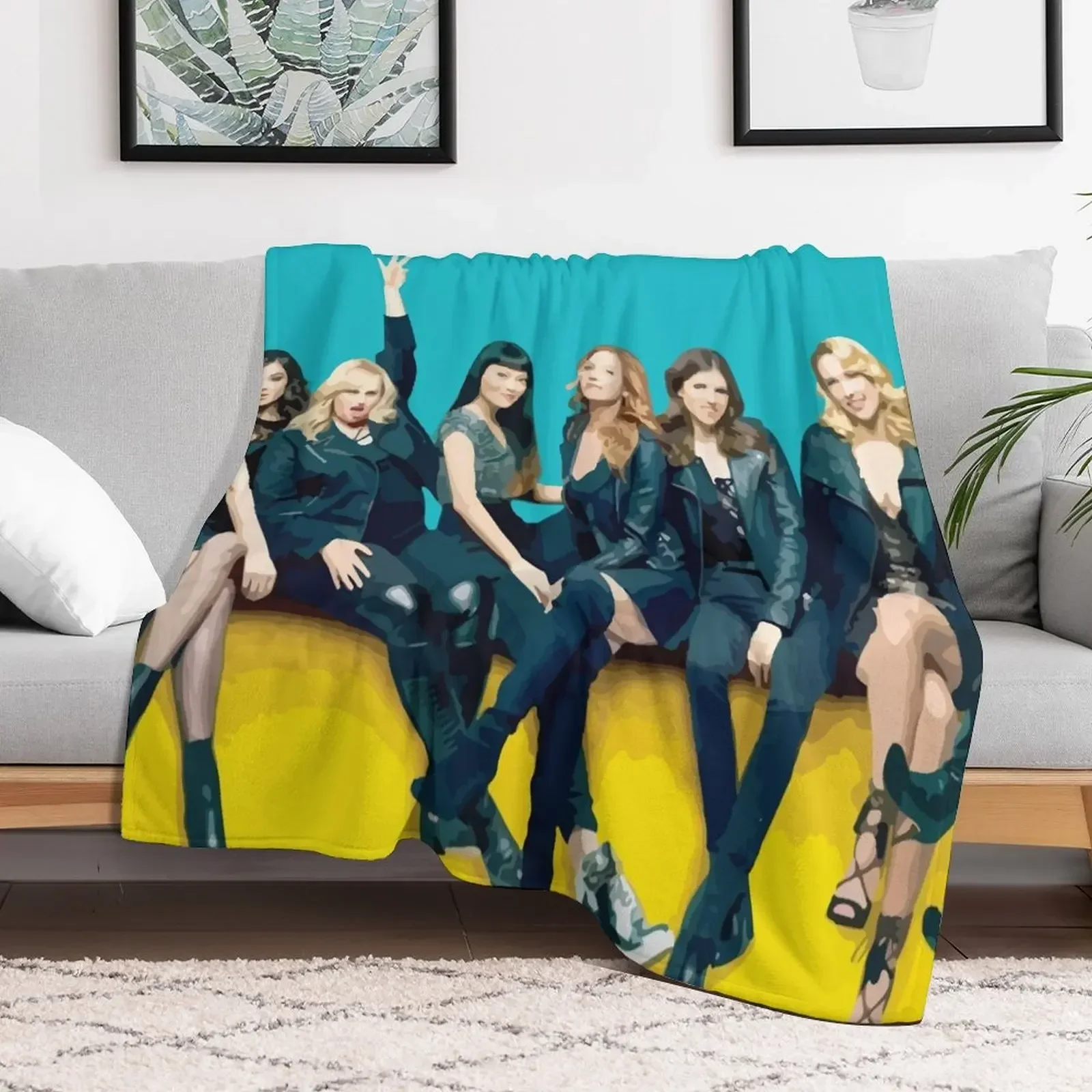 

Pitch Perfect 3 Poster Throw Blanket Beach Polar Blankets