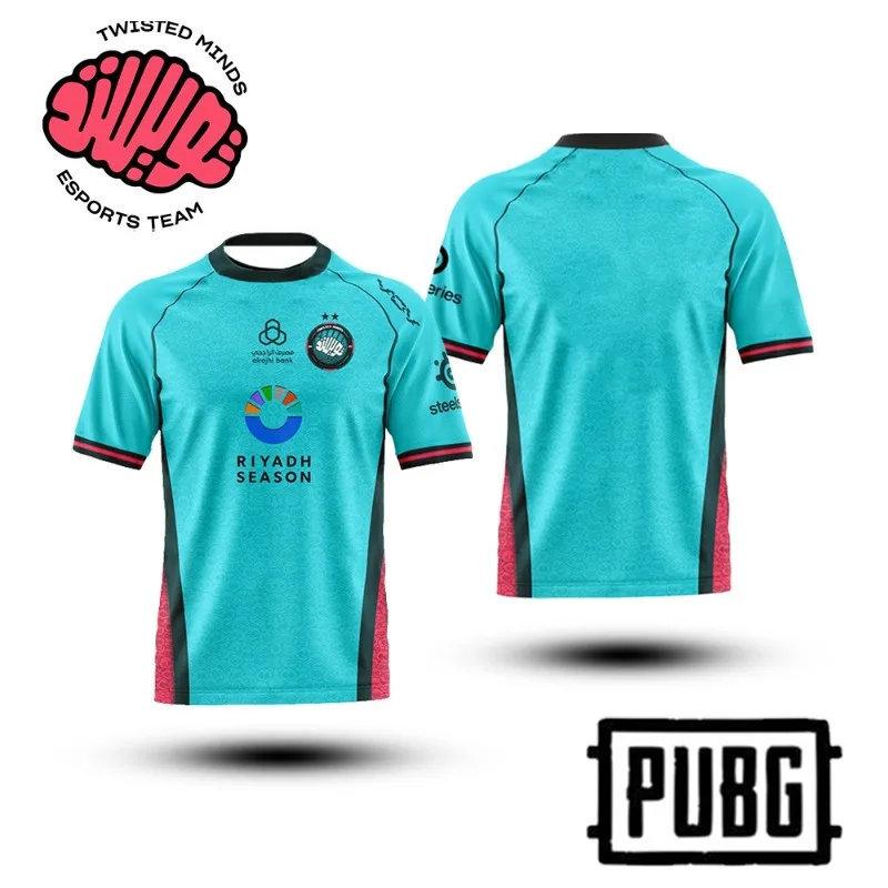 

PUBG Esports Club 2025 Uniform Jerseys PUBG Professional League Training Quick Drying Top Fans Gift Customization T-shirt