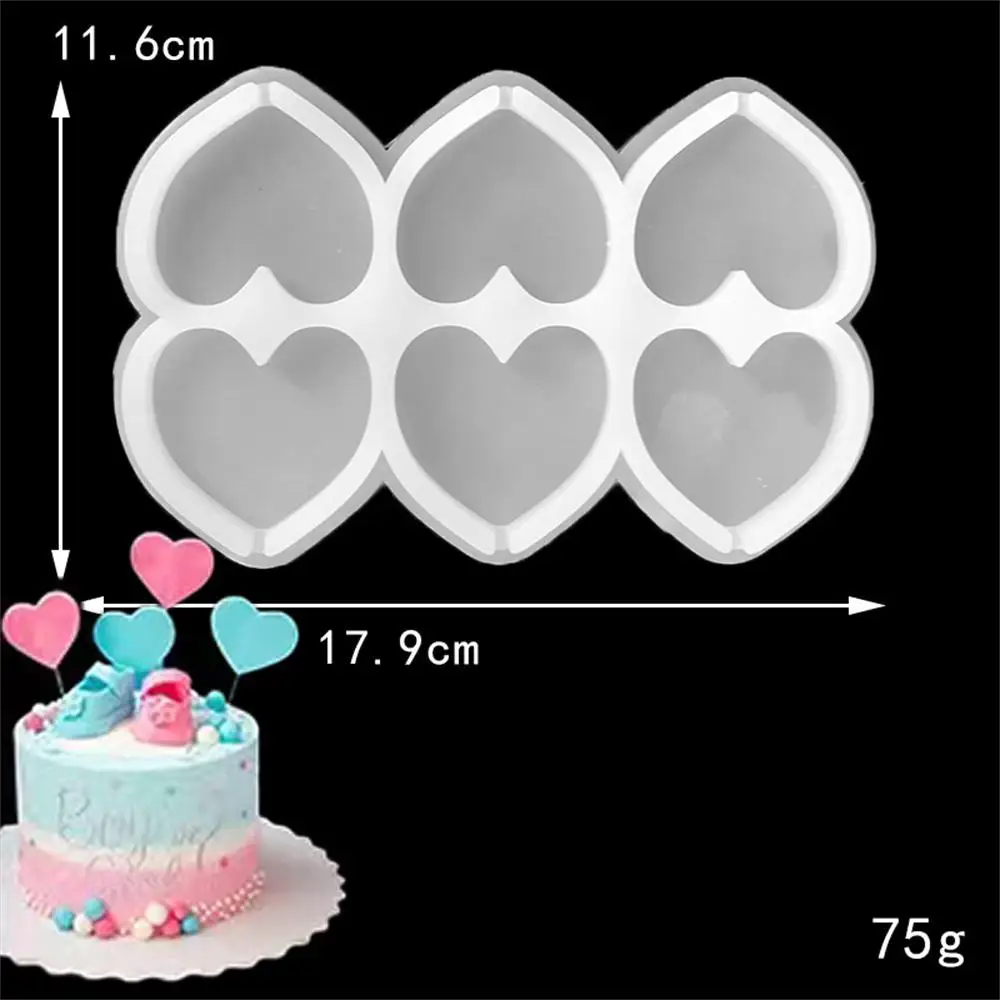 Number Shaped Baking Mold Lollipop Numeric Modeling Silicone Chocolate Candy Mould Birthday Cake Decoration Kitchen Tools