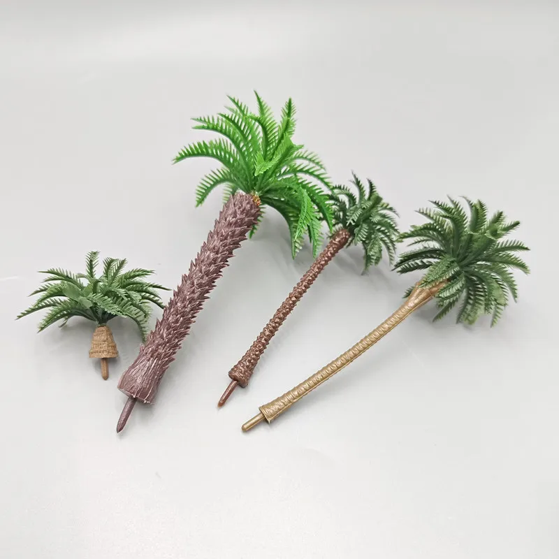 Moss Micro-landscape, Succulent Decorations, Mini Garden Simulation, Landscape Plastic Coconut Palm Trees, DIY Materials