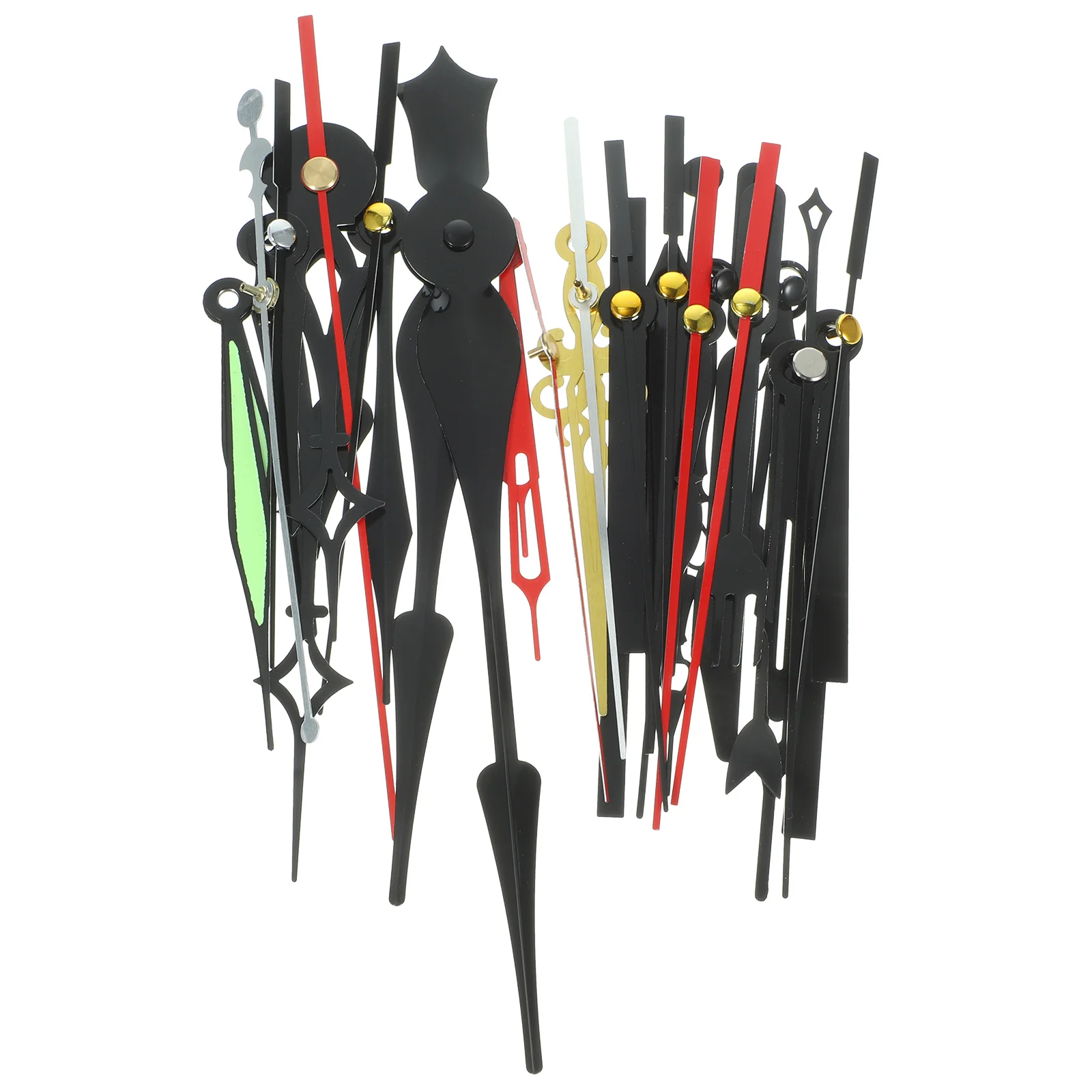 

15Sets Clock Hand Kits Versatile Set for Creative Projects Good Texture Delicate Shape Fashionable Unique Clock Hands