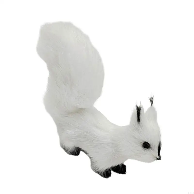 2025 New Artificial Squirrels Craft Simulated Stuffed Animal Plush Toy for Tree Ornaments