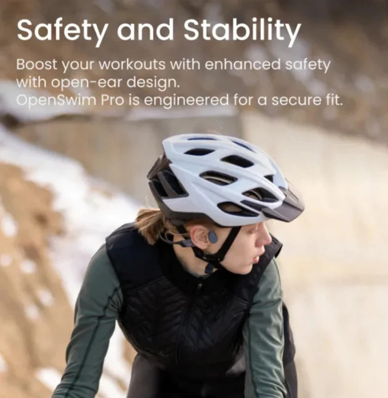 Shokz OpenSwim Pro イヤホン S710 骨伝導ヘッドホン ワイヤレス Bluetooth スポーツ 防水 水泳 32GB MP3 音楽プレーヤー
