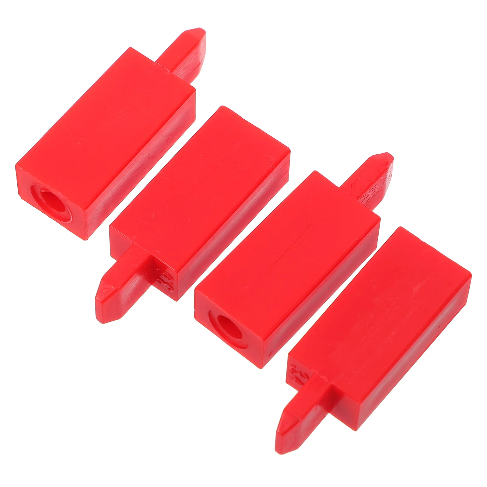 

4pcs Piano Tuning Tool 4 5 3 6 3 7 Hole Plugs Red Music Instrument Repair Accessories Screw Hole Plugs Piano Parts Wedge Mute