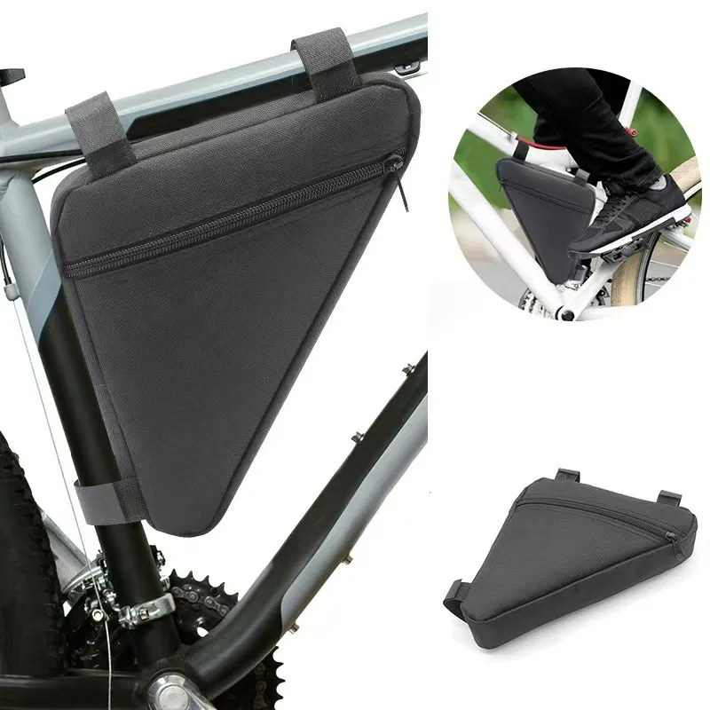 

Bicycle Triangle Bag Bike Frame Front Tube Waterproof Bag Bike Top Tube Bag Bicycle Storage Bag With Portable Water Bottle Bag