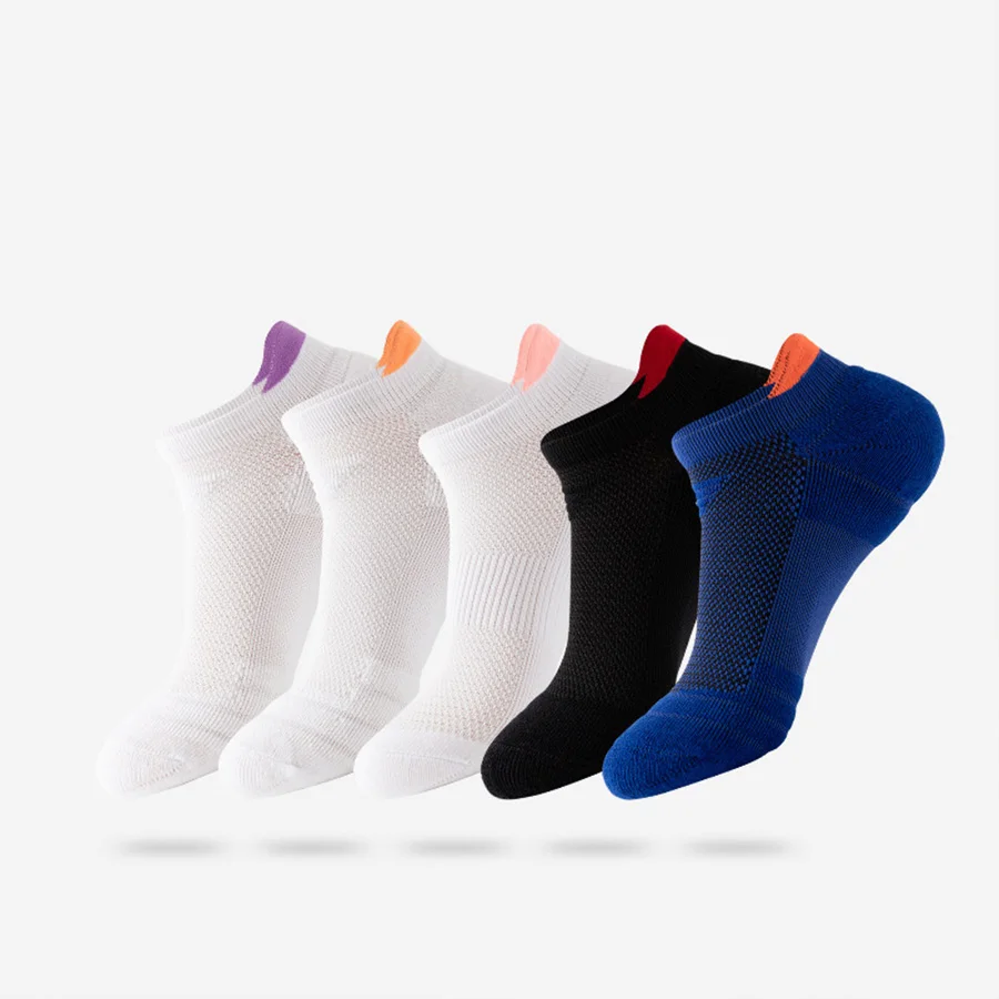 

4 Pairs Marathon compression road running socks boat socks men and women adult running pressure socks outdoor sports