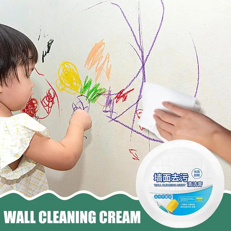 Wall Cleaning Paste Gentle Household Paste Cleaner Deep Cleaning Supplies 150g Effective Wall Cleaning Tool House Cleaning Paste