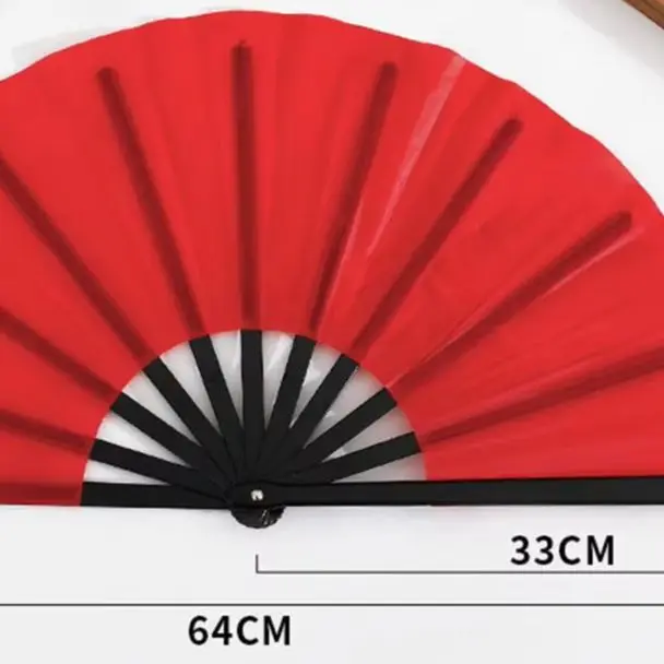 5pcs Large 13-Inch Folding Dance Fan Set: Perfect For Parties, Weddings&Outdoor Folding--Fans Square Dance Fans Decoration Parts