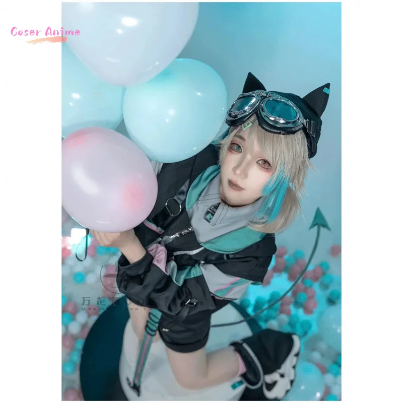 Juego VirtuaReal Aza Cosplay disfraz uniforme fiesta de Halloween para mujeres hombres accesorios de carnaval