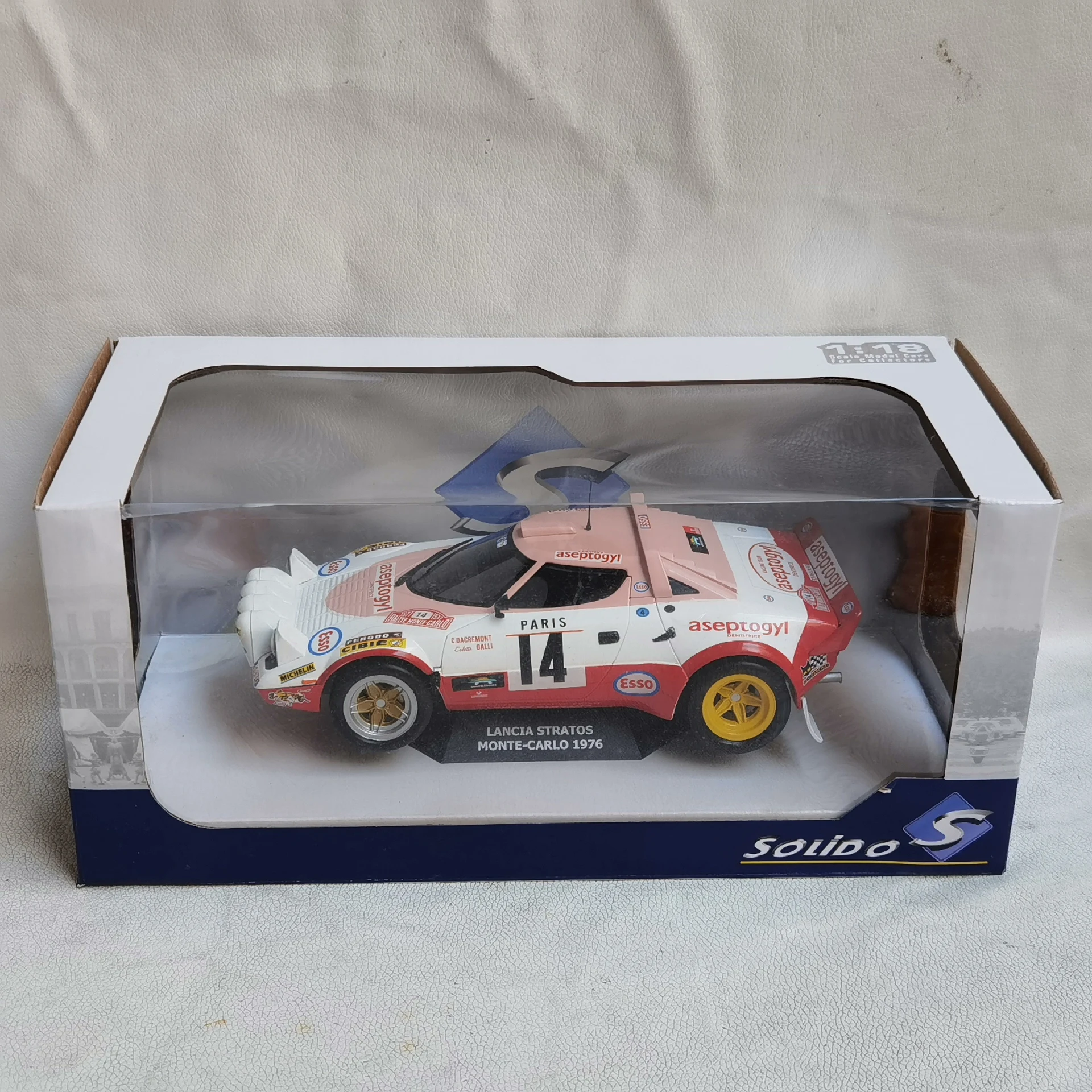 

Модель SOLIDO LANCIA STRATAS в масштабе 1/18 # Модель гоночного автомобиля из сплава, масштаб 1:4