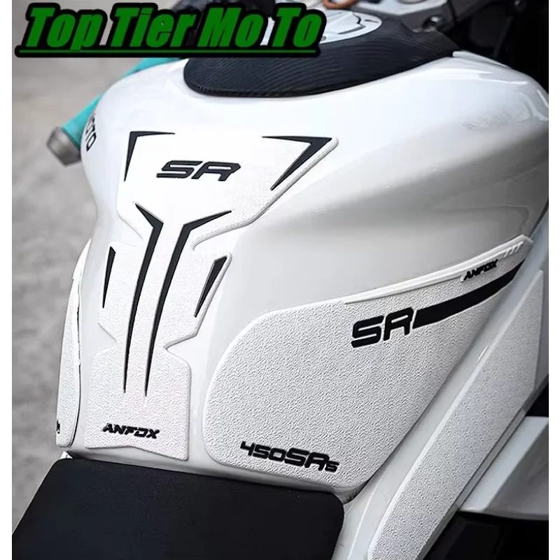 New Fit For 450SR SRS 2023-2026 Protector Anti Slip Tank Pad Sticker Fishbone patch Gas Knee Grip Traction Side Pad 3M Decal