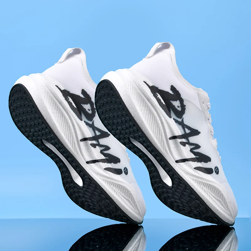 

Men's Shoes Breathable All-match Mesh Shoes Sports Carbon plateShoes Men's All-match Wear-resistant Running Shoes for Men