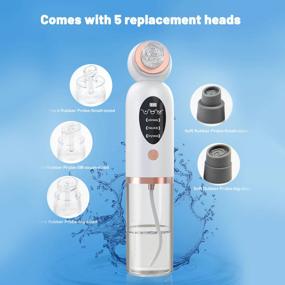 2025年新型電動バブル黒ずみ除去吸引毛穴クリーナー スポットニキビ黒ずみ除去器 フェイシャル洗浄ツール