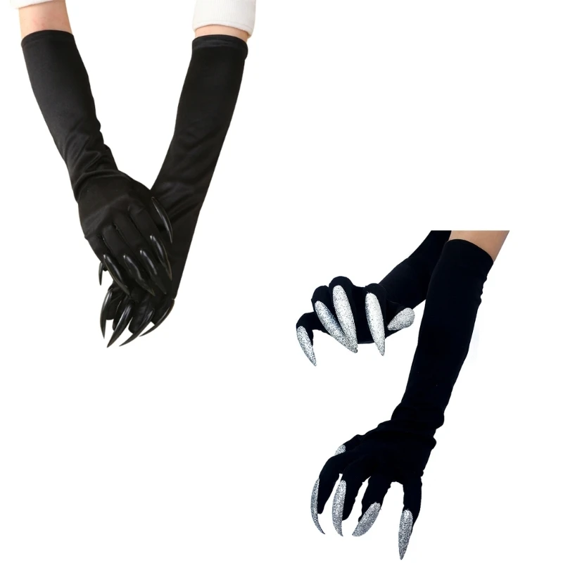 

Horrible Halloween Claw Gloves Funny Cosplay Party Long Nails Witches