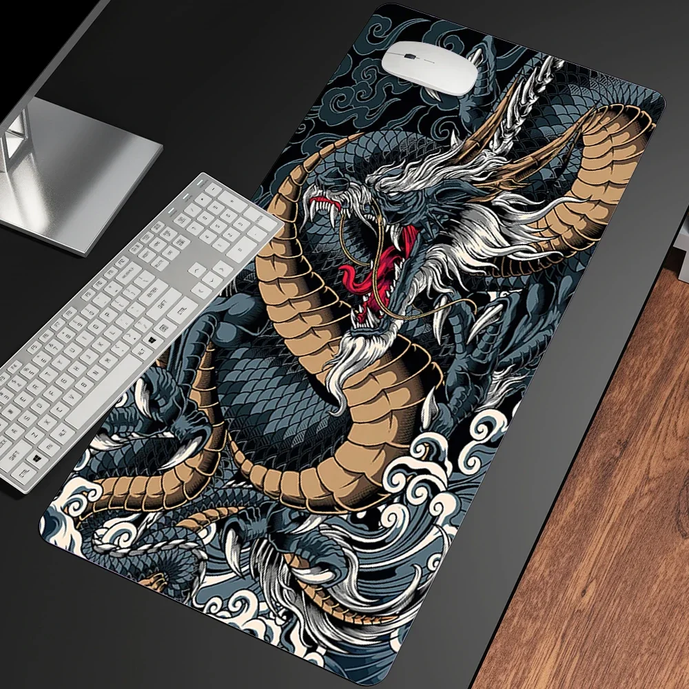 Mouse Pad Dragon Rubber Deskmat Mause Gamer Pads Keyboard Gaming Desk Accessories Anime Mousepad Kawaii Anime коврик для мыши