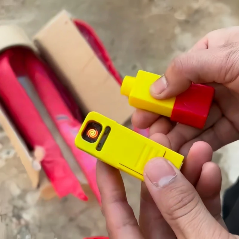 

Creative Safety Remote Ignition USB Rechargeable Lighter Tungsten Wire Windproof Outdoor Ignition Tool Cigarette Accessories